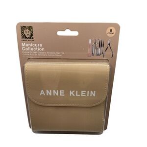 Anne Klein 8pcs Pedicure / Manicure Set Nail Clippers Cuticle Grooming Kit New